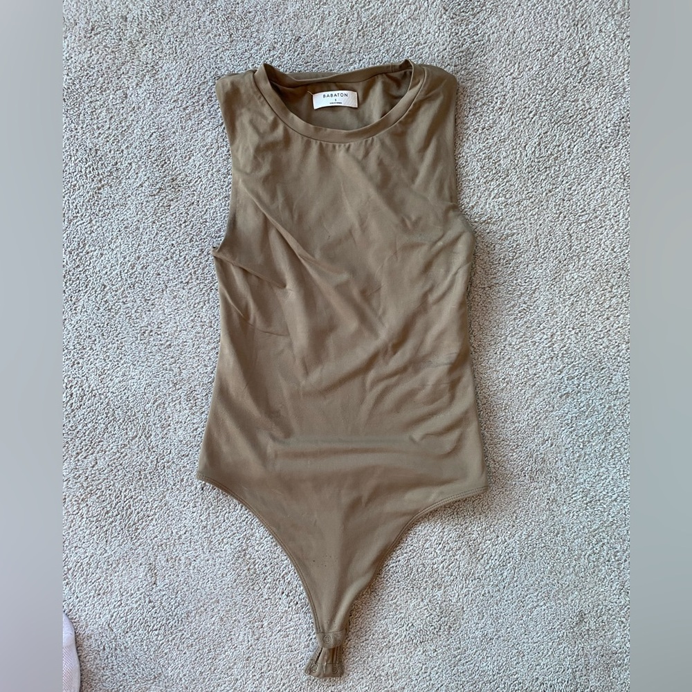 Babaton Tan Bodysuit